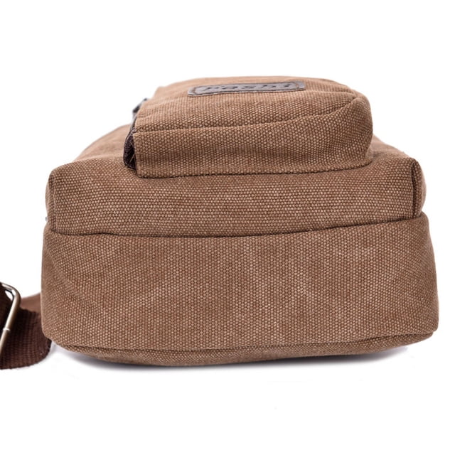 Bolso de pecho informal para hombre, bolso deportivo de lona para hombre, bolso pequeño, bolso de hombro pequeño multifuncional para exteriores, moderno