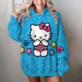 thumbnail image 1 of Automne Hiver Femmes Décontracté Mignon Hello Kitty Imprimé Manches Longues Chandail à Cordon Style Mignon Chandail à Capuche 2024, 1 of 10