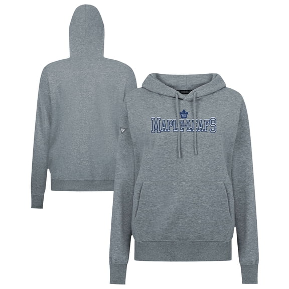 Women's Levelwear Gray Toronto Maple Leafs Adorn Journey Pullover Hoodie