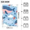 thumbnail image 3 of Whale Strawberry Clouds Ring Binder Notebook Journey Note Diary College Ruled Spiral Notebook Study Loose Leaf Paper A5 60 Pages, 3 of 8