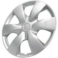BDK Hubcaps 15" 4 Pieces, Silver, Toyota Yaris Style Replacement