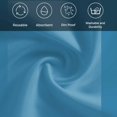 thumbnail image 5 of Blue Cloth Napkins, Modern Pure Wave Ride Washable and Reusable Dinner Napkins Set of 8, Table Napkin for Kitchen Party Birthday Wedding Hotel Housewarming 20"x20", 5 of 8