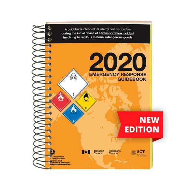 2020 Emergency Response Guidebook (ERG) English 4" x 5.5" (Pocket