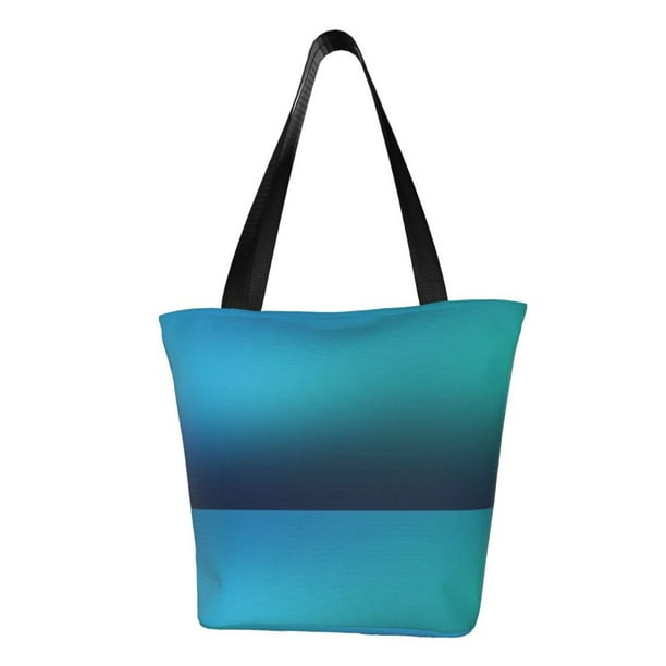 Easygdp Blue to turquoise Bolso de Hombro para Mujer, Bolso Bandolera y Cartera de Mano Elegante para Uso Diario