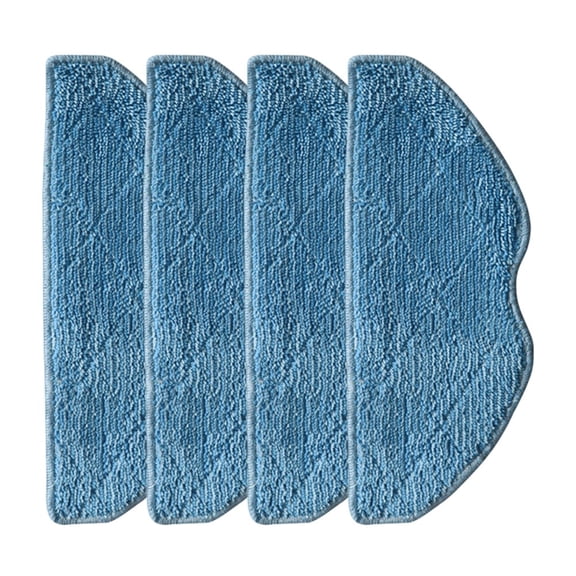 Microfiber Mop Cloth Kit For Tapo Rva300 Robot Vacuum Cleaner 4 Or 10 Piece Set -4 PACK