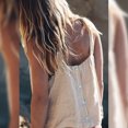 thumbnail image 3 of Blusa de tirantes de lino 100 % TEELYNN para mujer, top corto vintage sin mangas, blusas de verano 2023, ropa de playa bohemia, camisola informal para mujer, 3 of 5