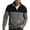 X168 Dark Gray, variant on Curuila Mens Sweatshirt Half Zip Long Sleeve Color Block Stand Collar Pullover Sweatshirts Everyday Wear Comfort Pullover Tops Size L