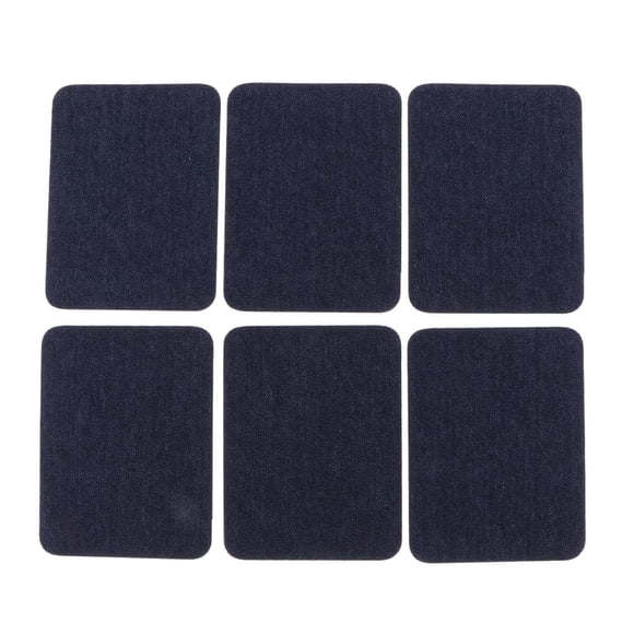 Kit de reparación de vaqueros con plancha de 6 piezas para ropa. Azul profundo