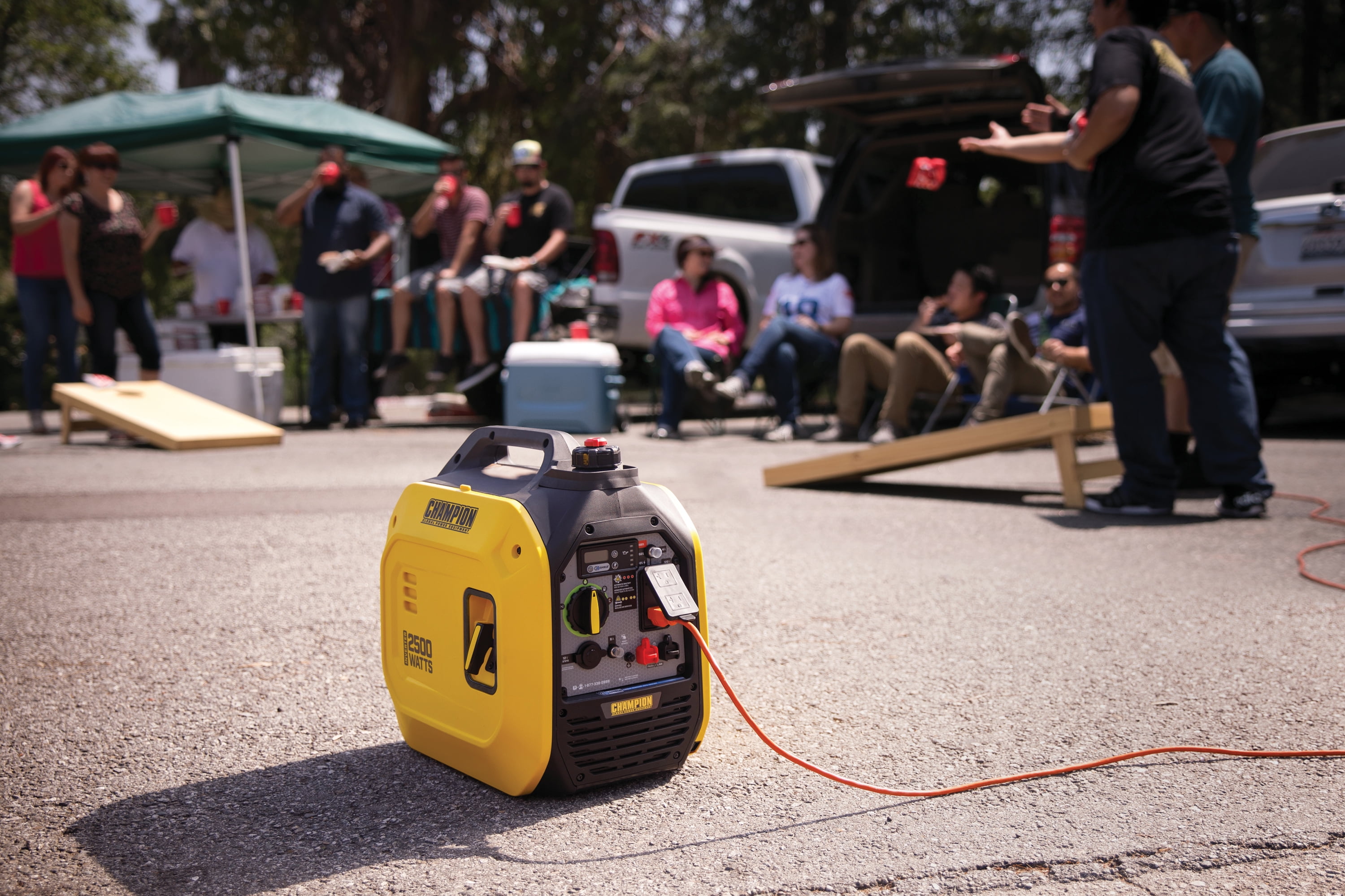 Champion Power Equipment 2500-Watt Ultralight Gasoline Portable Inverter Generator with CO Shield