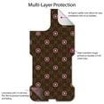 thumbnail image 4 of DistinctInk Custom SKIN / DECAL compatible with OtterBox Commuter for iPhone 11 Pro (5.8" Screen) - Brown & Pink Floral Pattern, 4 of 5