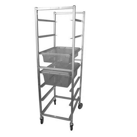 Welded Box - Prairie View WE10195W-PB All Welded 6 Pan Poly Box Storage Racks - 71.5 x 21.5 x 25 in.