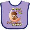 thumbnail image 3 of Inktastic My Mimi Loves Me to the Moon and Back Boys or Girls Baby Bib, 3 of 4