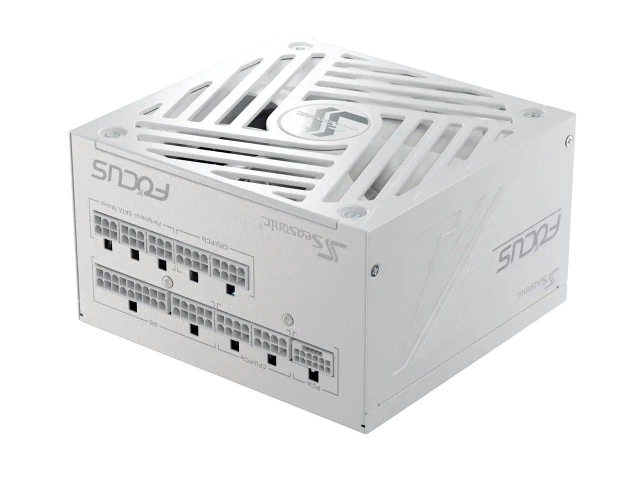 Seasonic FOCUS GX 750W Power Supply ATX 3.1 PCIe 5.1 (12V-2x6) Cybenetics Platinum Fully Modular RTX 5070 Ti AMD RX 9000 Ready White