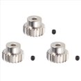 thumbnail image 2 of 3 Piezas 3.175mm Eje Metal Piñón Motor Engranaje 32DP 48DP 64DP M0.6 M0.8 para 1/10 1/8 RC Car 3650 3660,20t, 2 of 5