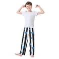 thumbnail image 3 of Stripes Stars Pattern Pajama Pants Soft Lightweight Lounge Pants Bottoms Sleep Pants Warm Comfy, 3 of 9
