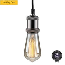 Adjustable Pendant Light Cord, UL listed Industrial Ceiling Cord, E26/E27 Socket Cord Cable for Hanging Lamps