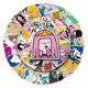 thumbnail image 1 of Pegatinas Adventure Time with Finns Jake Anime, 50 unidades, PVC, 1 of 3