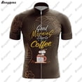 thumbnail image 5 of Serie Coffee Maillot de ciclismo para hombre, maillot de ciclismo de montaña, maillot de descenso, ropa de ciclismo de montaña de alta calidad Pro Team Tricota, 5 of 5