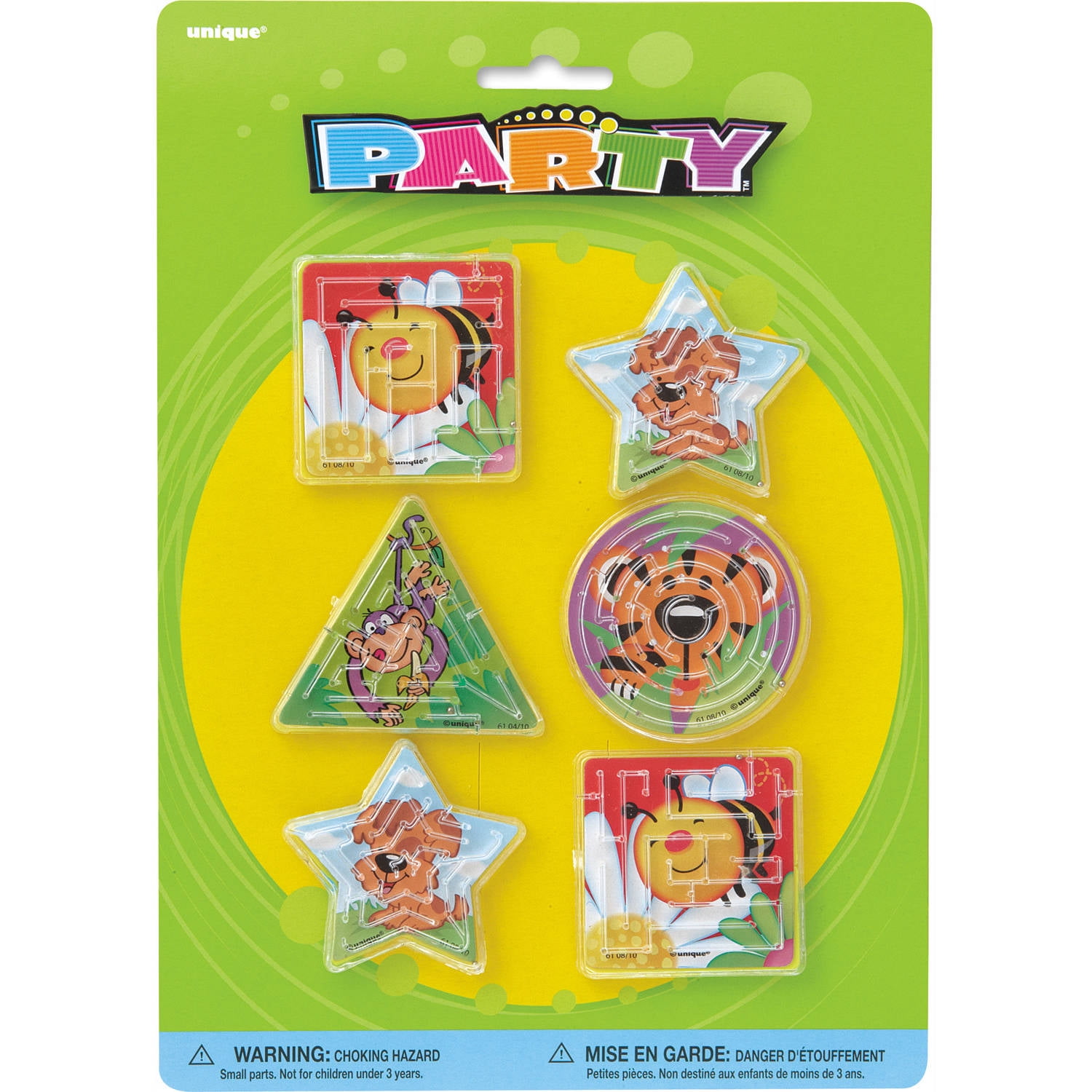 Animal Maze Game Party Favors, 6ct