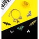 thumbnail image 4 of 30 abalorios de murciélago mezclados para Halloween, espeluznante, Flittermouse, vampiro volador, conector de murciélago, colgantes DIY para hacer joyas y manualidades., 4 of 5