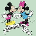 thumbnail image 2 of Girl's Mickey & Friends Mickey and Minnie Endless Love  Graphic Tee Mint Large, 2 of 4