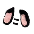 thumbnail image 4 of Orejas de conejo decorativas para casco, accesorios de ciclismo, adorables orejas de conejo fáciles de pegar con para motocicleta, montar en Negro, 4 of 8