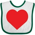 thumbnail image 3 of Inktastic Red Heart Boys or Girls Baby Bib, 3 of 4