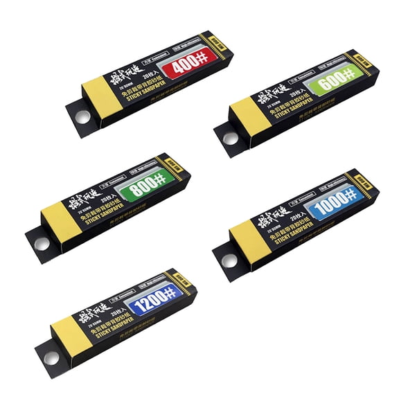 400-1200# Sandpaper Sheets Set for Polishing and Sanding Waterproof, Durable Grit Sandpaper, Versatile Applications