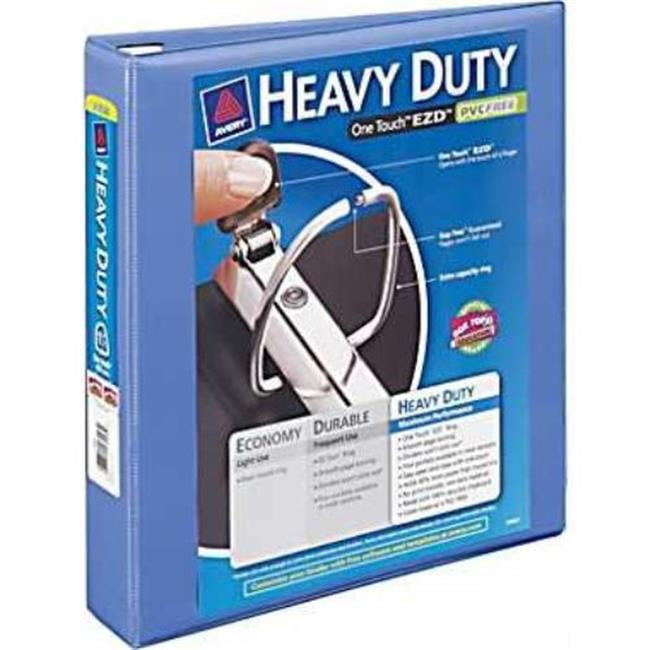 avery dennison 79327 heavy duty view binder with locking 1 touch ezd