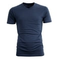 thumbnail image 3 of Ma Croix Men's Comfort Short Sleeve Cotton V Neck T-Shirts Plain Tee, 3 of 4
