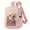 Pink, variant on Personalized Backpack for beginner with Name,Custom School Bag with Detachable Bear,Customized Embroidered Backpack for Christmas