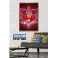 thumbnail image 2 of Winged Double Hearts Wall Poster, 22.375" x 34", Framed, 2 of 3