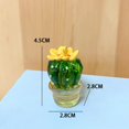 thumbnail image 4 of 4 Piezas de Adornos Interiores para AutomóViles, Figuras ArtíSticas de Cactus, DecoracióN del Hogar, Adornos de Cactus de Plantas en Miniatura para Manualidades de Escritorio B, 4 of 5