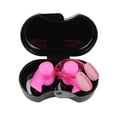 thumbnail image 3 of Swimming Ear Plug Nose Clip Set, Silicone Ear Waterproof Ear Nose Protector, Ear with Storage Box, for Snorkeling Beginners Kids Pink, 3 of 8