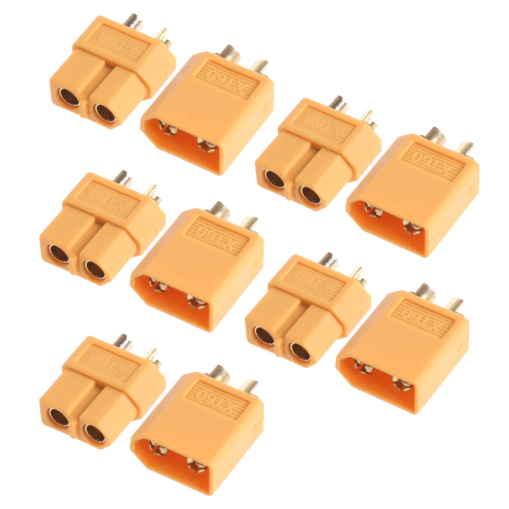 2/5/10Pairs XT60 Male&Female Bullet Connectors Plugs for RC Lipo Battery 