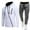 White, variant on WILLBEST Lightweight Hoodie Men Men Casual Sweatshirt Sweatpants Set Long Sleeve Fashion Hoodie Pant Suit 2 Piece Outfits