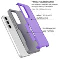 thumbnail image 4 of For Samsung Galaxy S23 FE 5G Phone Case, Ebizware Dual Layer Shockproof Case [Military Grade Drop Tested] Heavy Duty Full Body Protective Cover for Galaxy S23 FE 5G -Purple, 4 of 8