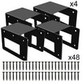 thumbnail image 6 of CarpNettore Firewood Rack Outdoor with Screw DIY for Outdoor Indoor Fireplace Patio Deck 4 Pieces, 6 of 8