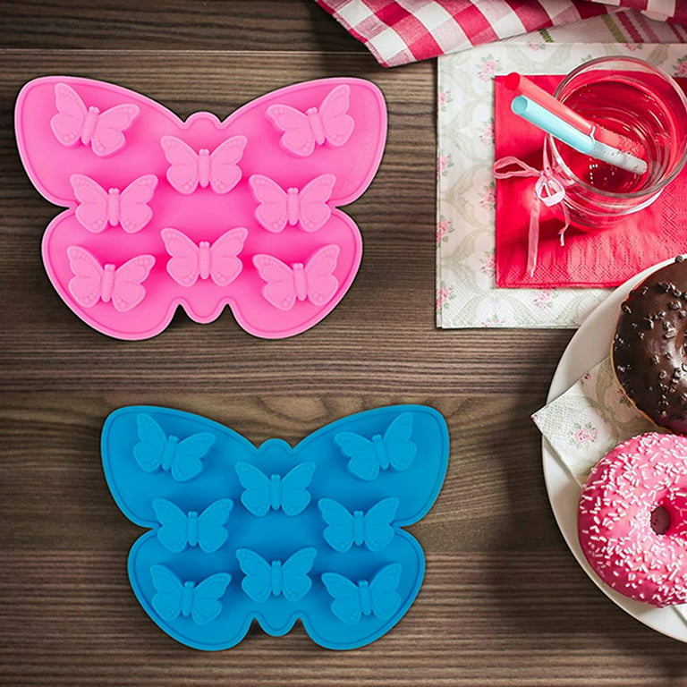 SPRING PARK Butterfly Mold Silicone Butterfly Shape Butterfly Ice