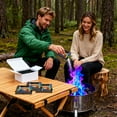 thumbnail image 3 of HGD Magic Campfire Fire Color Changing Packets for Fire Pit, Indoor/Outdoor Fireplace, Bonfire - Rainbow Magical Flame, Camping Accessory, Compatible with Wood Single pack, 10/15/25/30g per pack, 3 of 6
