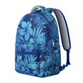 thumbnail image 2 of High Capacity Hawaii Tropical Wind Palm Leaves Student Backpack: Durable Lightweight Laptop Daypack with Padded Sleeve, Perfect for Campus Commute, A Great Gift for High School & College Students, 2 of 6