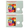 thumbnail image 1 of Paleta de papel desechable de doble cara, blanca, para acuarela, acrílico y óleo, 2 unidades, 1 of 14