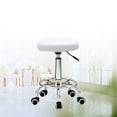 thumbnail image 3 of SHZICMY Hydraulic Rolling Swivel Stool Adjustable Massage Spa Salon Working Chair White, 3 of 12