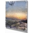 thumbnail image 2 of Aquarelle Colorée Aube sur Mer - Art Mural sur Toile Paysage, 2 of 3