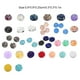 thumbnail image 4 of Guardurnaity Suministros de cuentas de cristal para mujer, colgante de superficie lisa, accesorios de joyería, ampliamente aplicable, Kit de Type3 NO3, 4 of 6