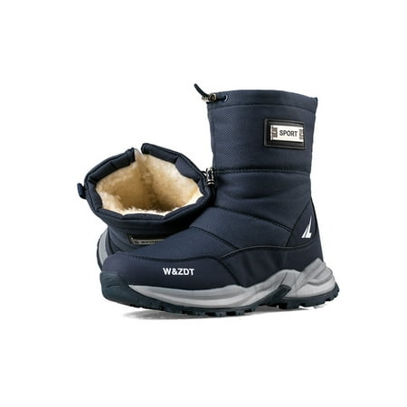 

Tenmix Men s Snow Boot Mid Calf Boots Winter Snow Warm Waterproof Boots Outdoor Shoes Size 7.5-11