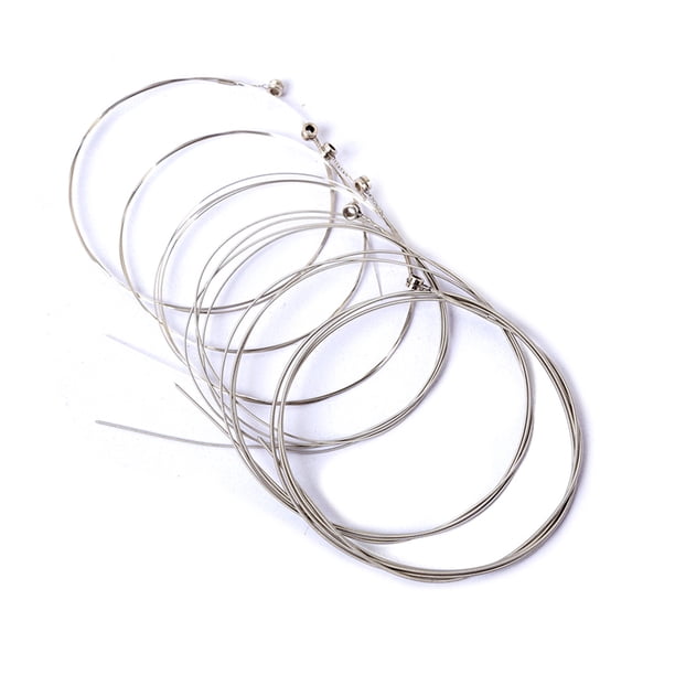 Cuerdas de guitarra eléctrica Reemplace las piezas de instrumentos de cadena Música Reproducción de instrumentos de la pieza Accesorios para la reparación Mantenga 6 piezas Advancent OD010933-00