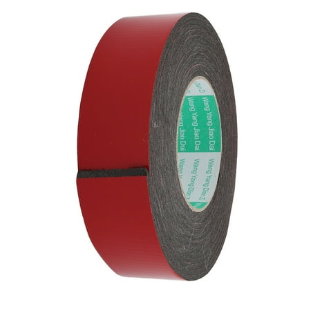 Unique Bargains Door Seal 50x3mm Dual-sided Adhesive Shockproof Sponge Foam Tape 4M Length