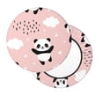 thumbnail image 2 of Haiem Panda Cushion Round Bar Chair Seat Cover Bar Chair Cushion Covers Elastic Washable Bar Chair Cover,Protects from Scratches and Stains-12 inch, 2 of 7