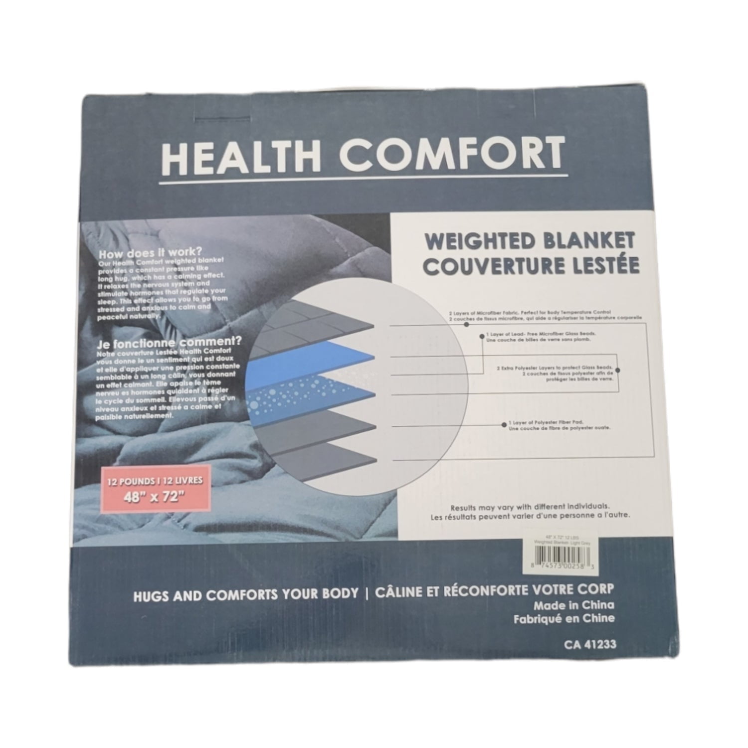 Health comfort weighted blanket sales